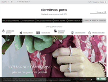 Tablet Screenshot of clemenciaperis.com